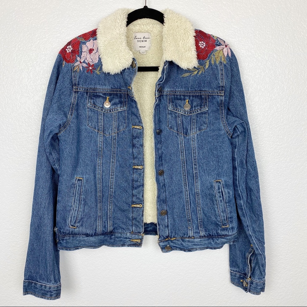 LOVE TREE DENIM JACKET